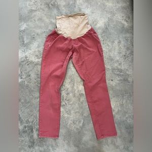 Oh Baby Maternity extra large pink/coral skinny legged pants